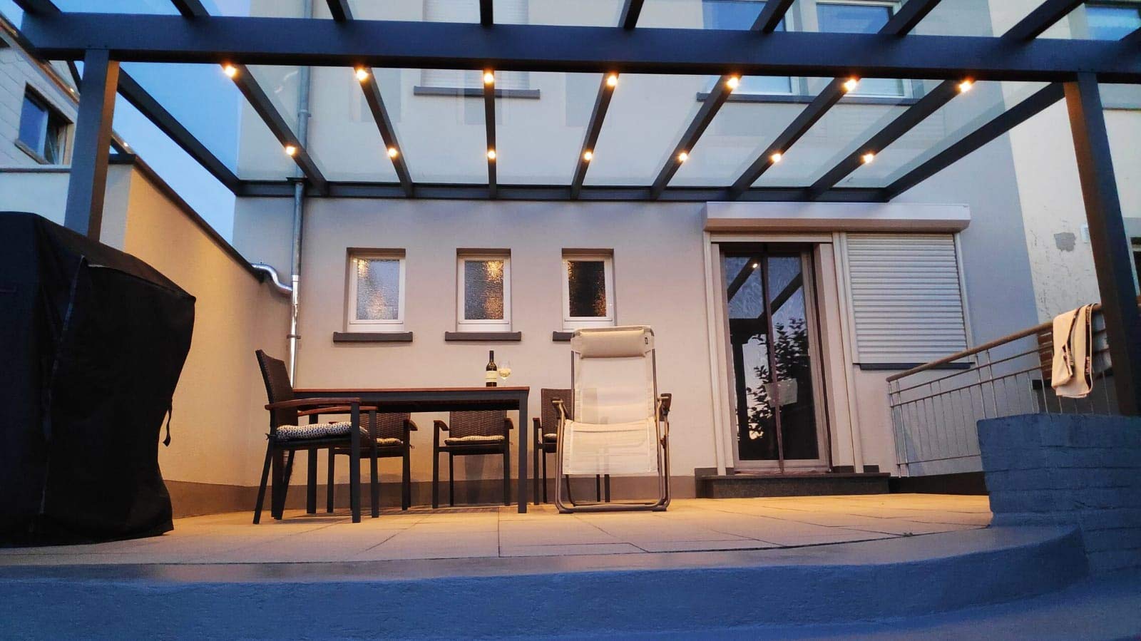 3W Mini Einbaustrahler IP65 Schutz 3000K Warmweiß,Dimmbar Funk-Netzteil, Innen- und Außenbeleuchtung für Terrassenüberdachung, Badezimmer (Silber, 4x Minispot)