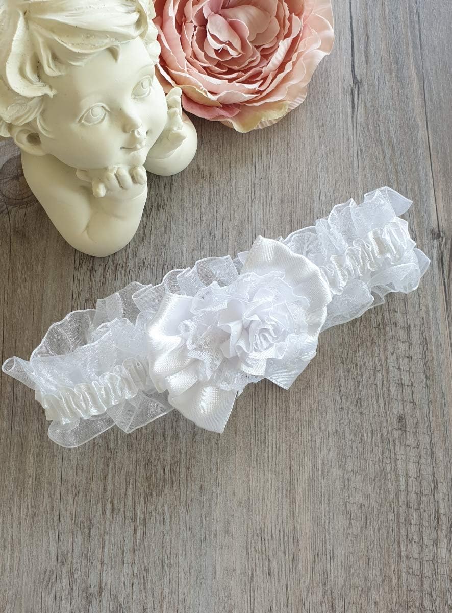 Bandeau De Bapteme Blanc Pour Bebe Amazon Fr Beaute Et Parfum