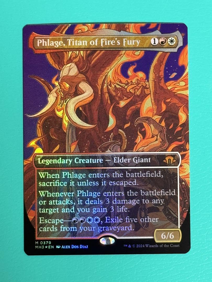Amazon.co.jp: MTG 英語版 火の怒りのタイタンフレージ ボーダーレス 