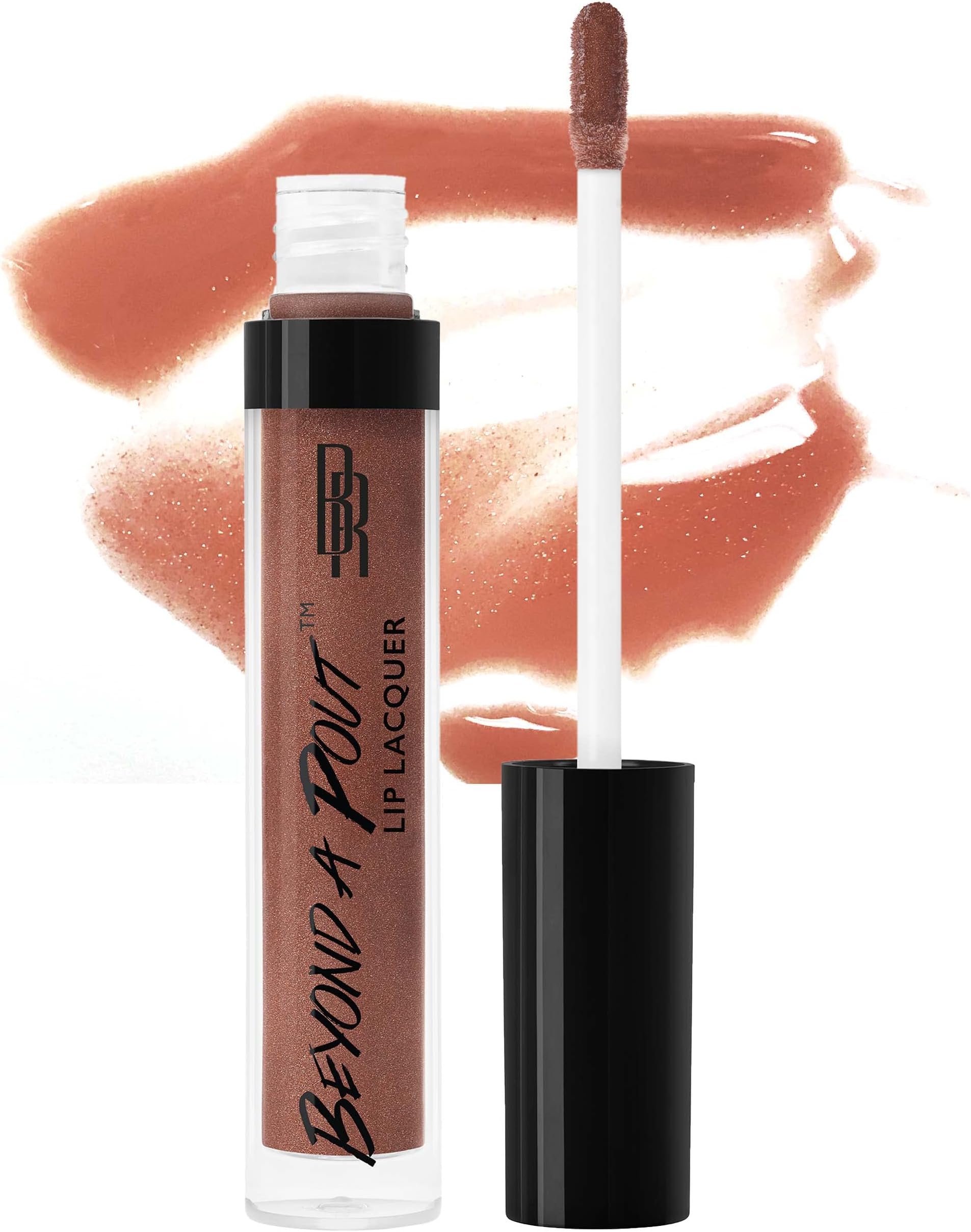 Black Radiance Beyond A Pout Lip Lacquer Lip Gloss, Extra Hot