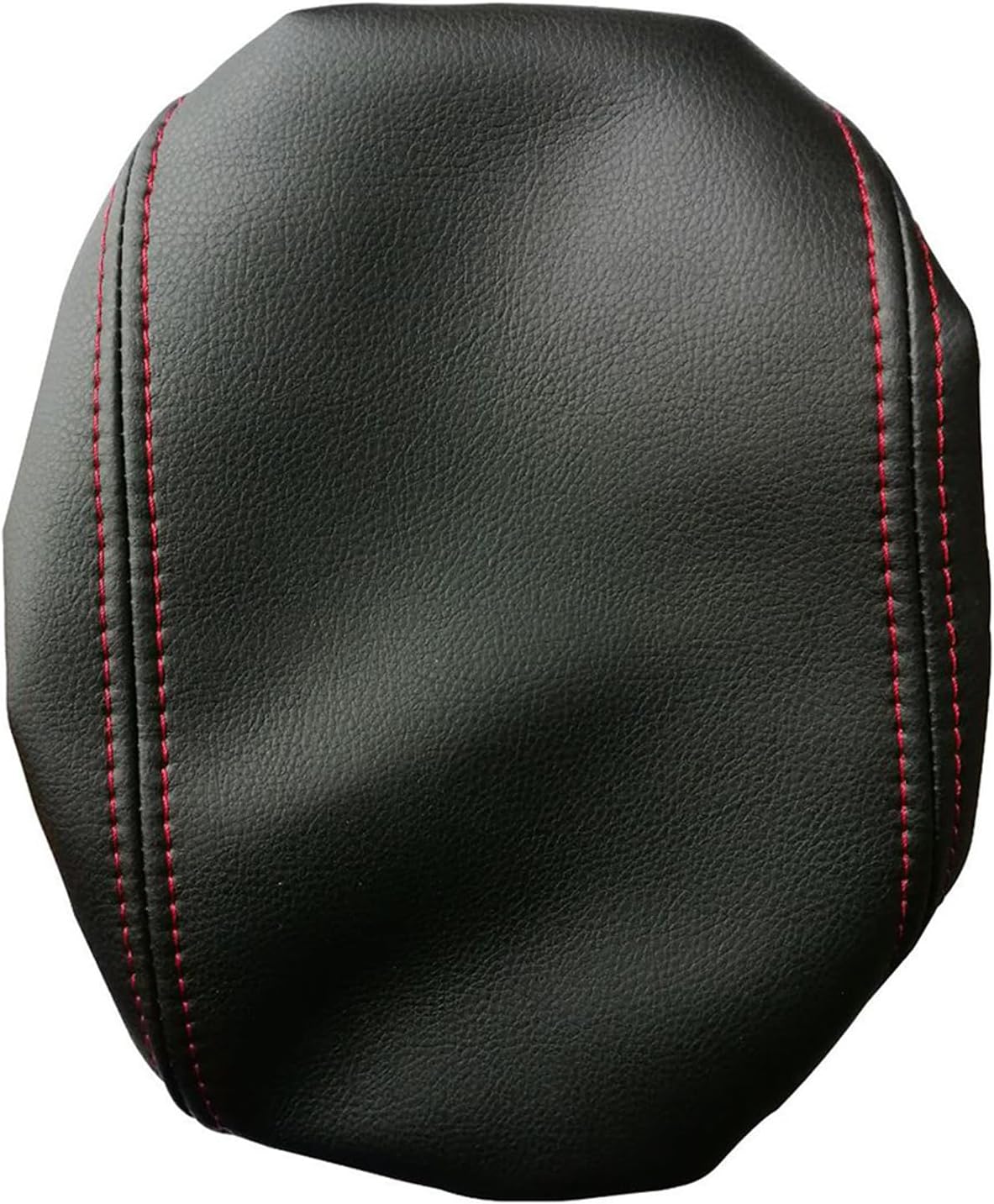 O SHI CAR Center Console Armrest Cover for VW Volkswagen Golf 6 MK6 2010 2011 2012 2013,Leather Middle Console Lid Cover Pad Protector Elbow Arm Rest Covering Car,Black Red