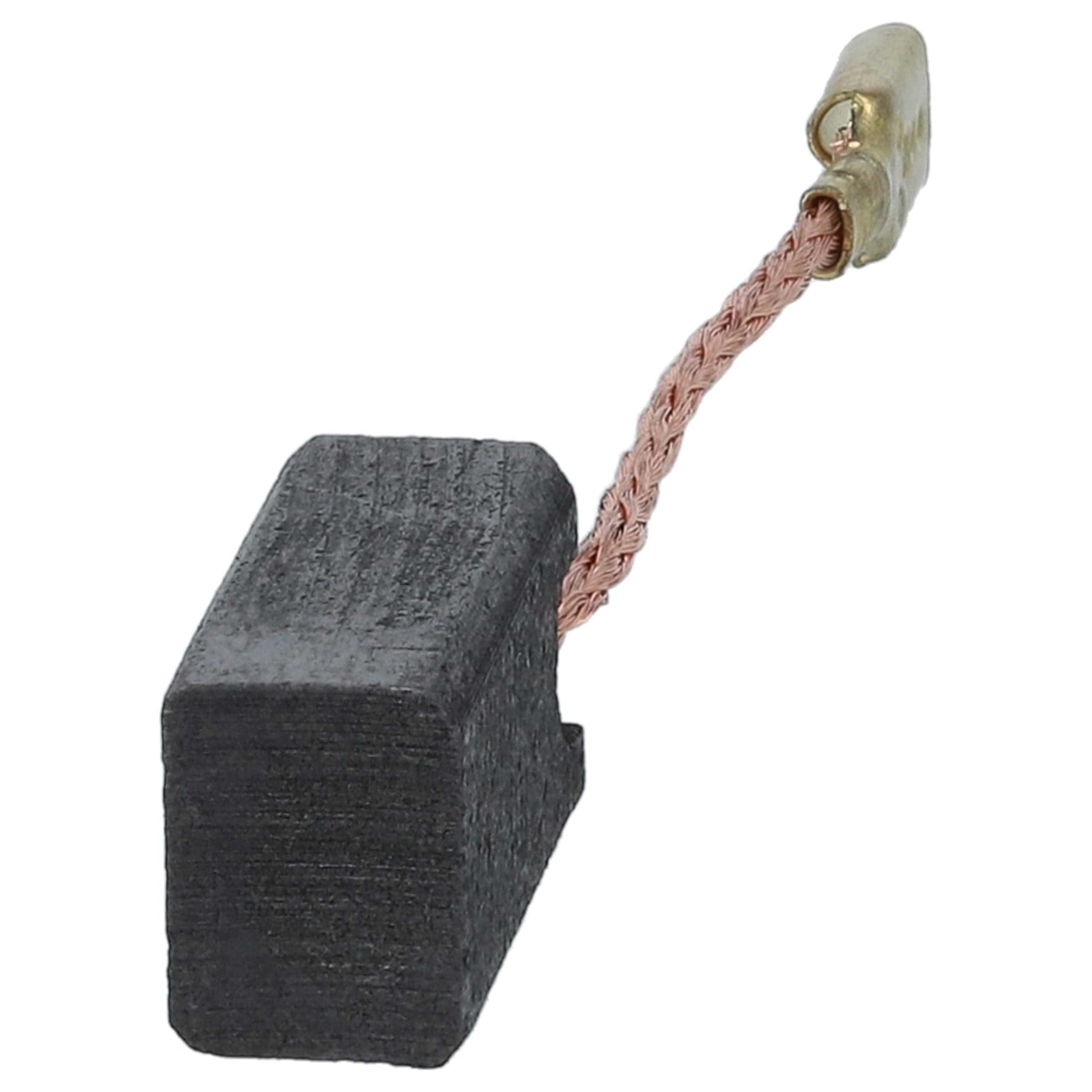 vhbw 10x escobilla 5,9 x 7,95 x 13,3 mm Compatible con Rupes BigFoot LHR21, LHR12, LHR15, LH 21 lijadora rotatoria, abrillantador