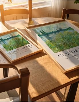 Fark Tanıtım Monet Çerçevesiz Poster, Modern Dekoratif Çerçevesiz Poster, Tablo, Monet-7, 21 x 30