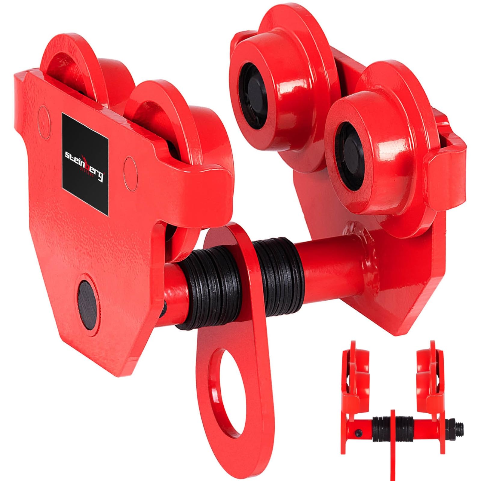 Steinberg Systems SBS-RT-1000N2 Rollfahrwerk 1.000 kg 65-110 mm Handfahrwerk Handlaufkatze