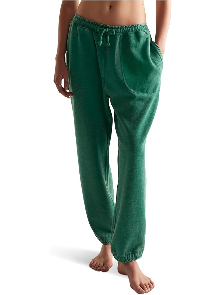 Green Free People Slow It Down Jogger