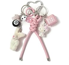 SALTY Pookie Me Bag Charm | Key Ring for Handbags | keychain for girls cute |Aesthetic Phone charms Car Key chain | Travel Accessories | Ideal for Gifting