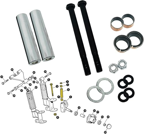 Miniatura 4 de XUANYUDG0769 Kit de reparación de manguito de eje para carrito de golf kit de reparación de manguito de cobre y arandelas para EZGO TXTPDS sustituye