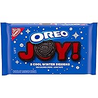 Vista 1 de OREO Galletas de sándwich de chocolate en crema roja edición limitada galletas navideñas 125 libras