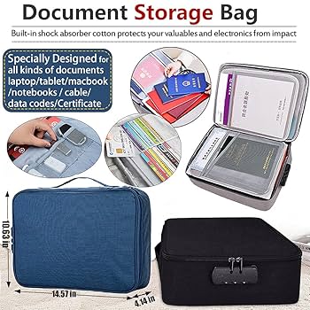 その他ノートPCアクセサリー neighborhood document case Amazon.com: Zippered Document Bag with Handle Oxford
