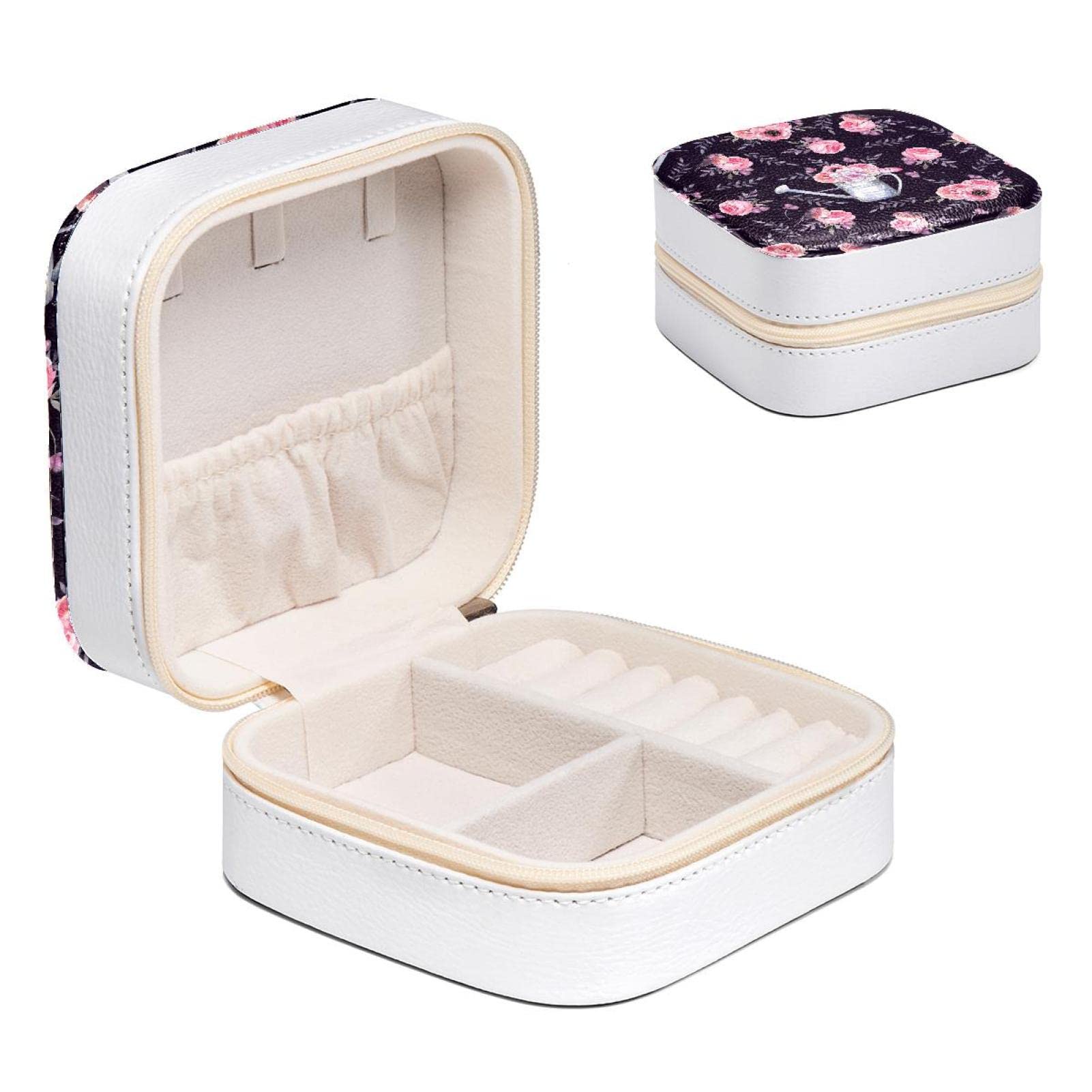 Boîte à bijoux fille et femme rose : Idée cadeau utile pour bagues et colliers