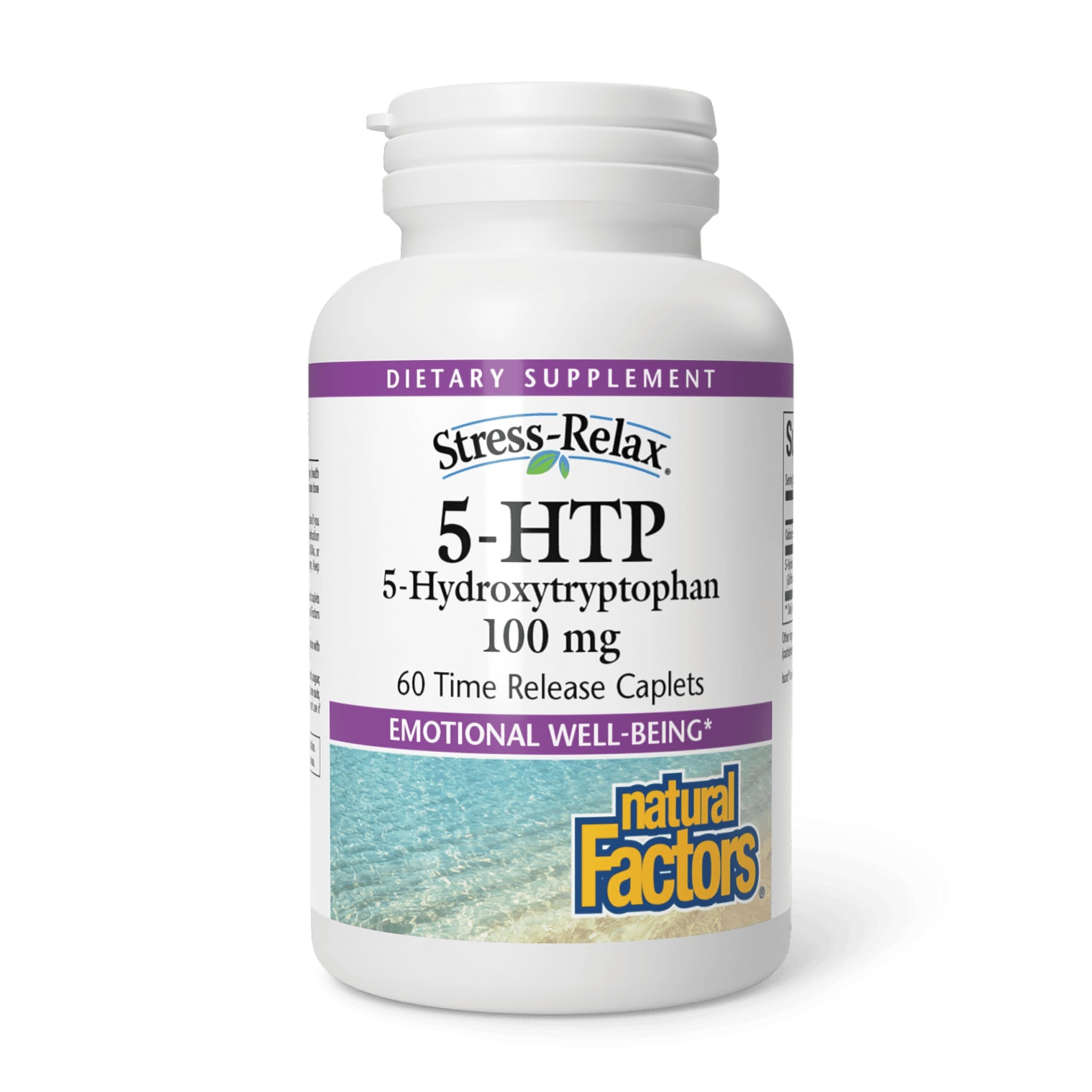 Natural Factors Stress Relax 5-htp, 100mg