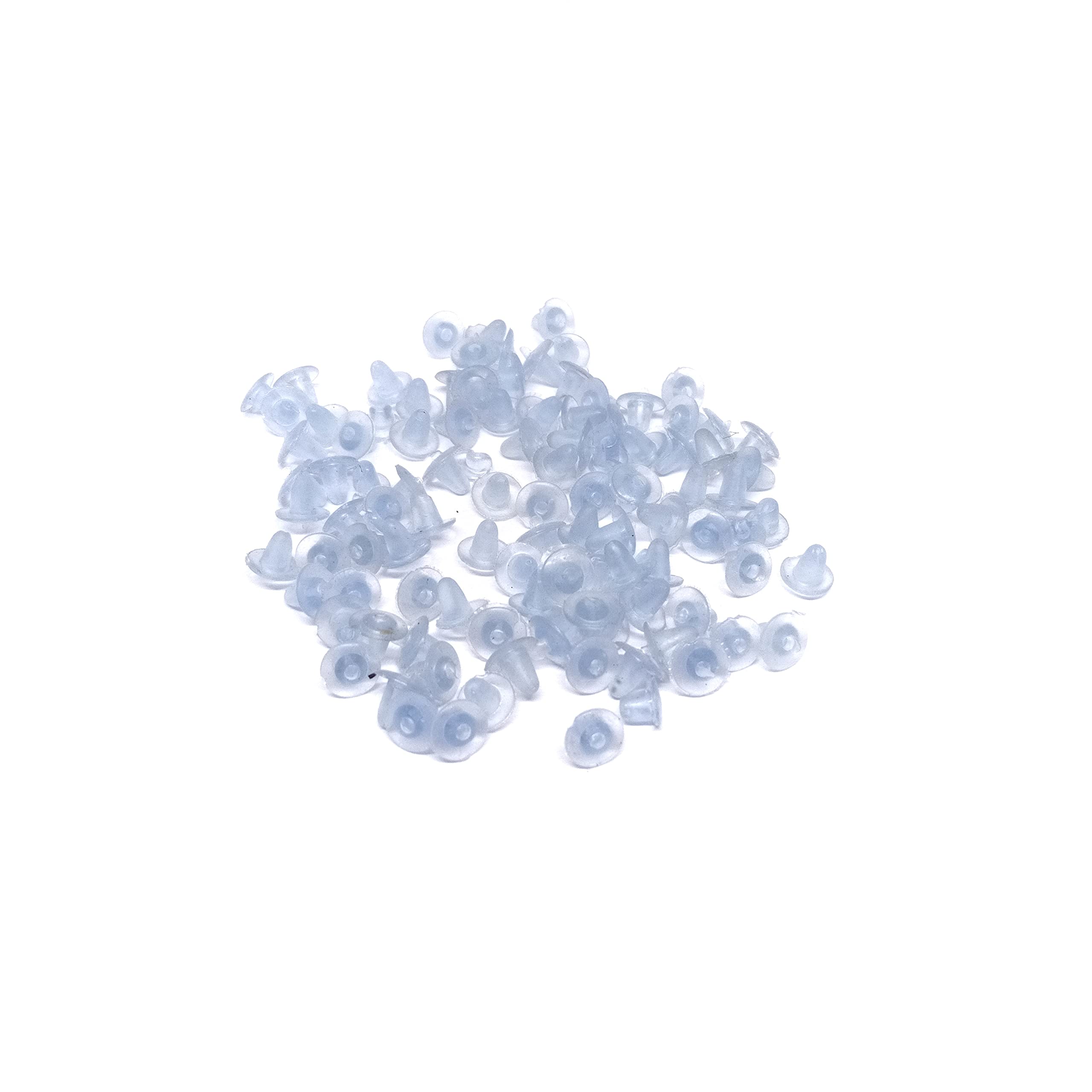 Clear Silicone Earring Back Stoppers Findings Stud Earring Plugs for Jewellery Making - 200 Pcs (5 mm) (B093GGDCC4) Amazon Price History, Amazon Price Tracker