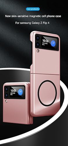 Miniatura 2 de MRRSIWEI Funda de teléfono para Samsung Galaxy Z Flip 4 compatible con Magsafe, ajuste delgado, de policarbonato duro, a prueba de golpes,