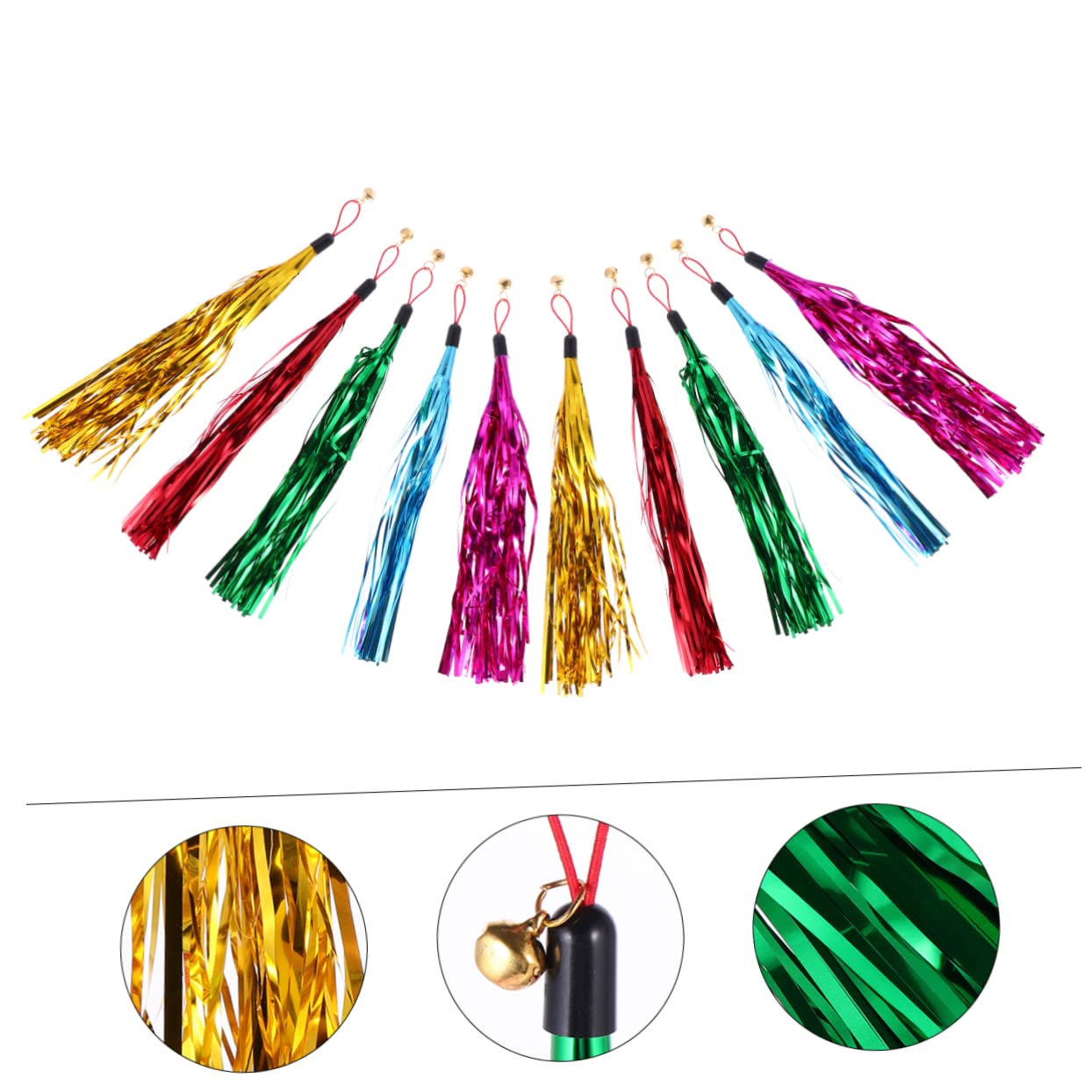 Interaktives Katzenspielzeug, weicher(Assorted Colorx3pcs,27X5CMx3pcs)