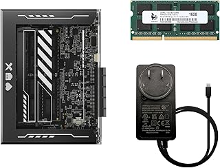 ZimaBlade 7700 Home Server Starter Kit, 16GB RAM + 32GB eMMC, Open x86 Platform, CasaOS Preinstalled,Docker & Self-Hosting Ready, Quiet Low Power, PCIe Expandable, Remote Access, 4K Media Server