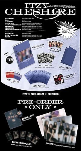 Miniatura 2 de Dreamus ITZY - Álbum de Cheshire [Edición limitada]+Beneficio de preventa (SMK1348)