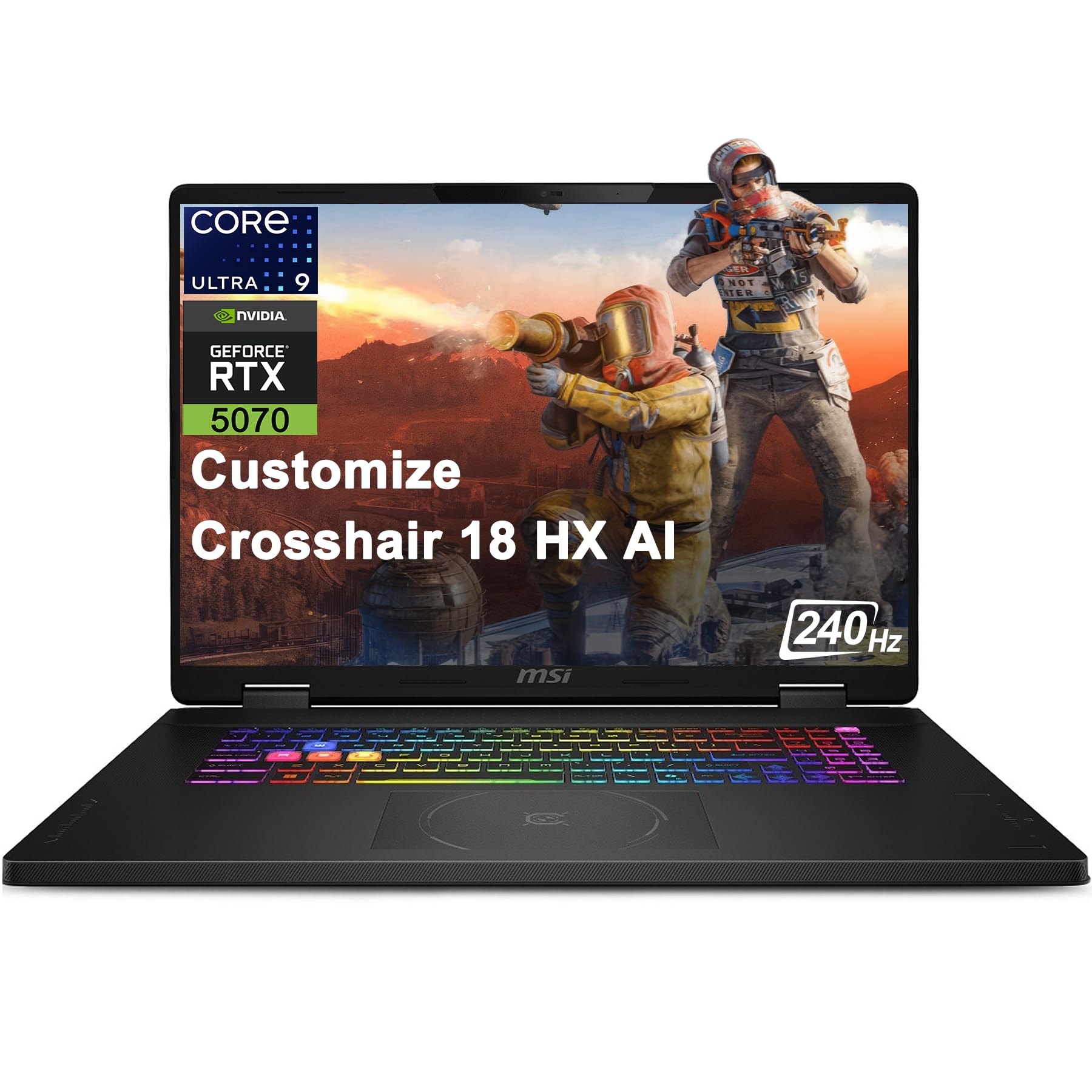 Amazon.com: iCarp Customized Laptop Made with MSI Crosshair 18 HX