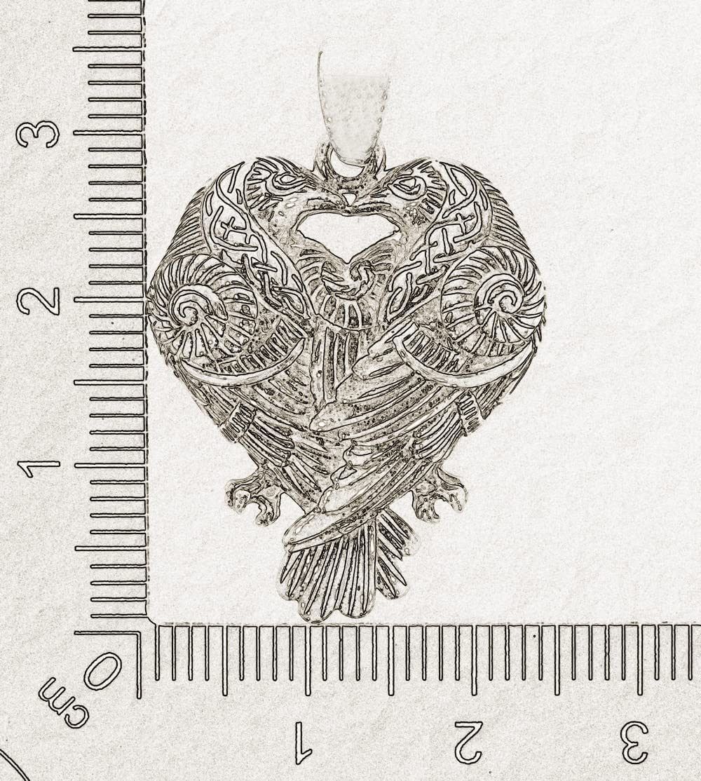 AFP Anhänger Odins Raben 925 Sterling Silber AS-203-1