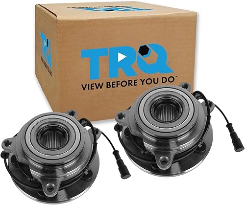 Miniatura 1026 de TRQ Juego de 2 rodamientos de rueda delantera y trasera compatible con Dodge Dart 2013-2016