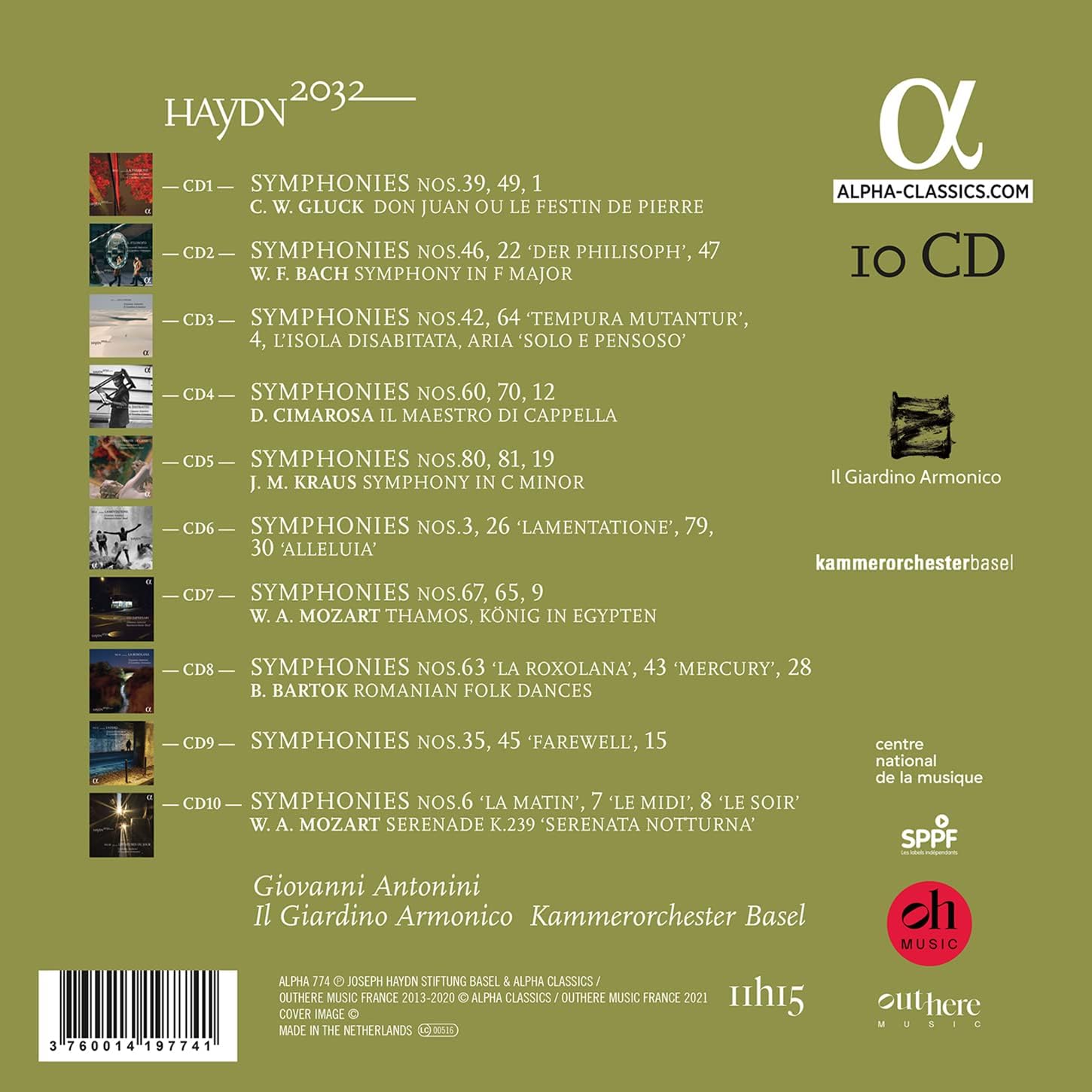 Haydn 2032 Vol. 1 10: The Symphonies