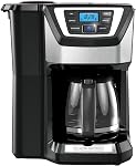 BLACK+DECKER 12-Cup Mill and Brew Coffeemaker, Black, CM5000B
