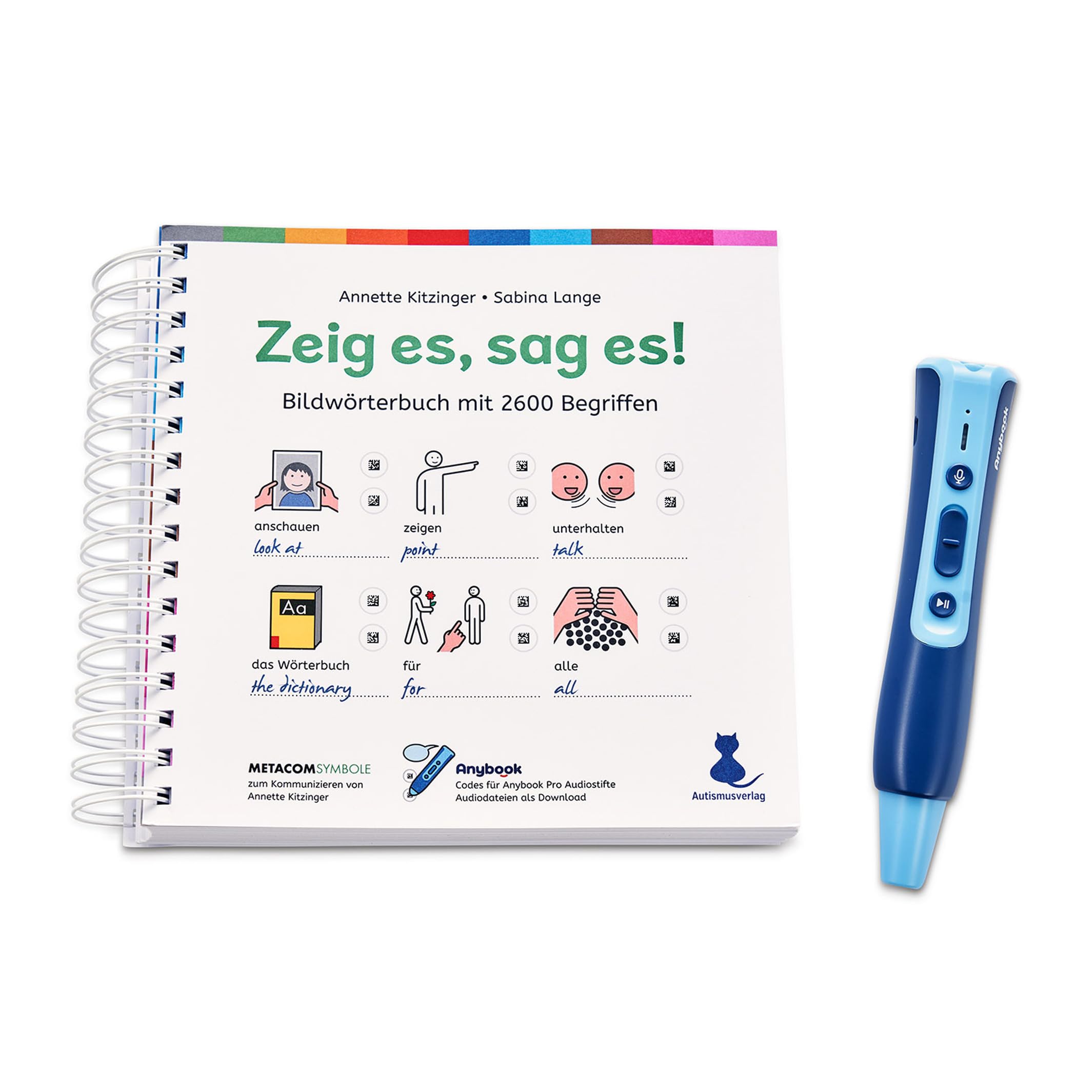 PRO StarterSet Zeig es, Sag es! Audiostift Bildwörterbuch Audiocodes