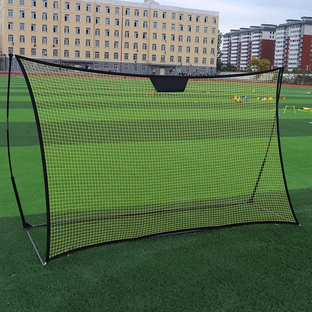 Baseball Pitchback Net, Portable Football Baseball Rebounder Pitch Return Trainer for Improving Reactions, Throws & Catches