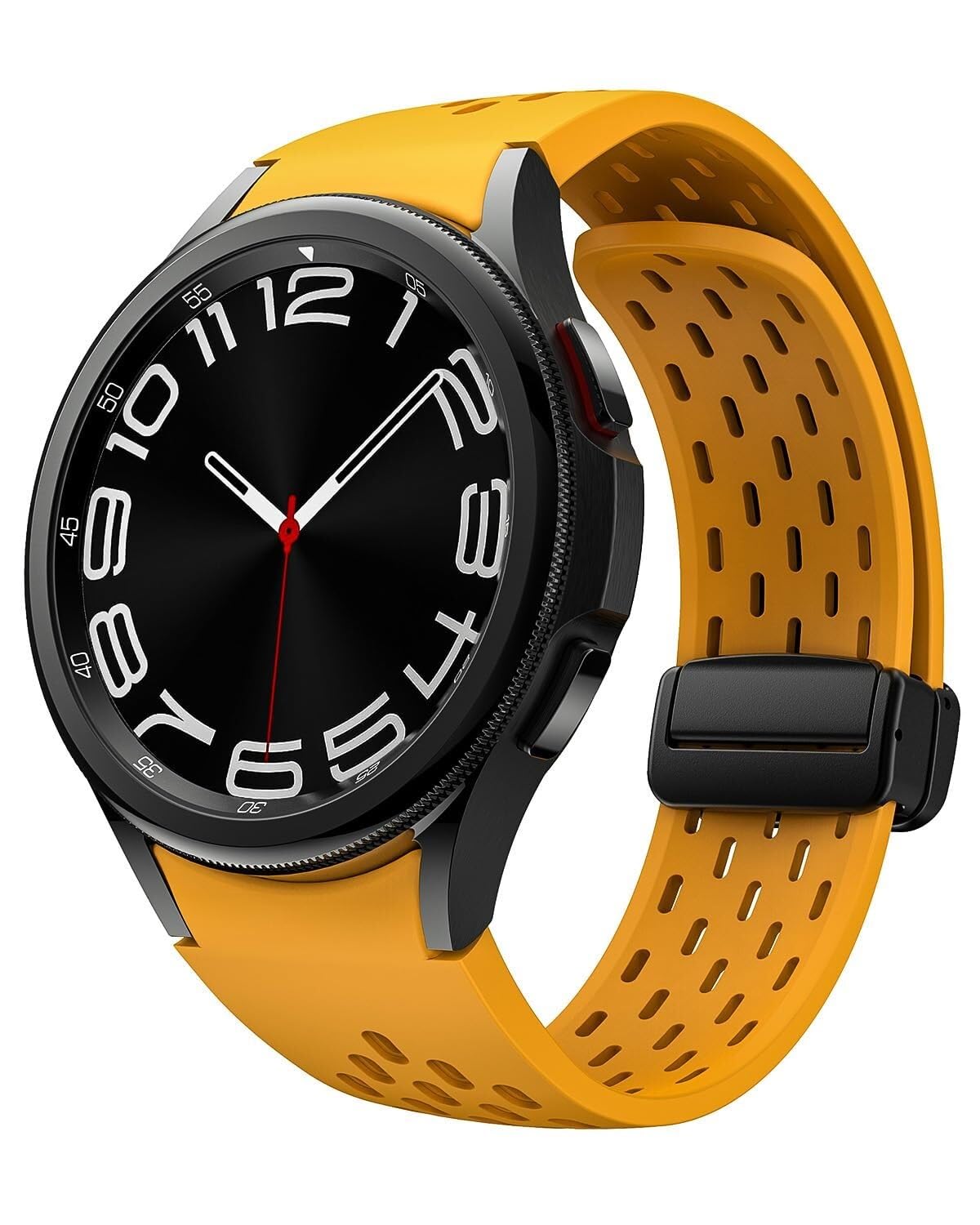 JDIME Per Galaxy Watch 6 40mm 44mm/Orologio 6 Classic 43mm 47mm/Orologio 5 Pro 45mm/Orologio 4 Classic 42mm 46mm/Orologio 5/4 40mm 44mm, cinturini sportivi in ​​silicone traspirante da 20mm