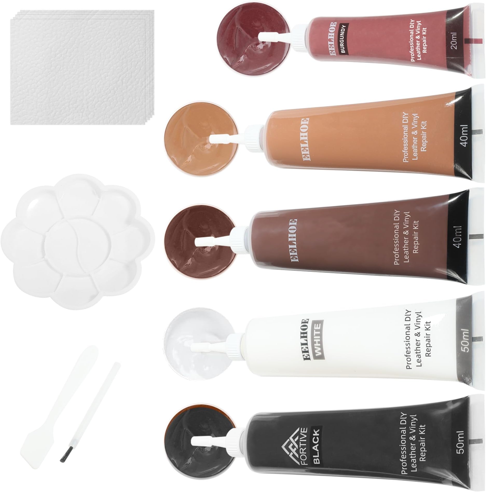 Car Leather Repair Kit,Vinyl and Leather Repair Kit,Car Accessories Car Seat Repair Kit Leather Repair Paint Gel Restore Scratches & Holes,Leather Scratches Repair Kit