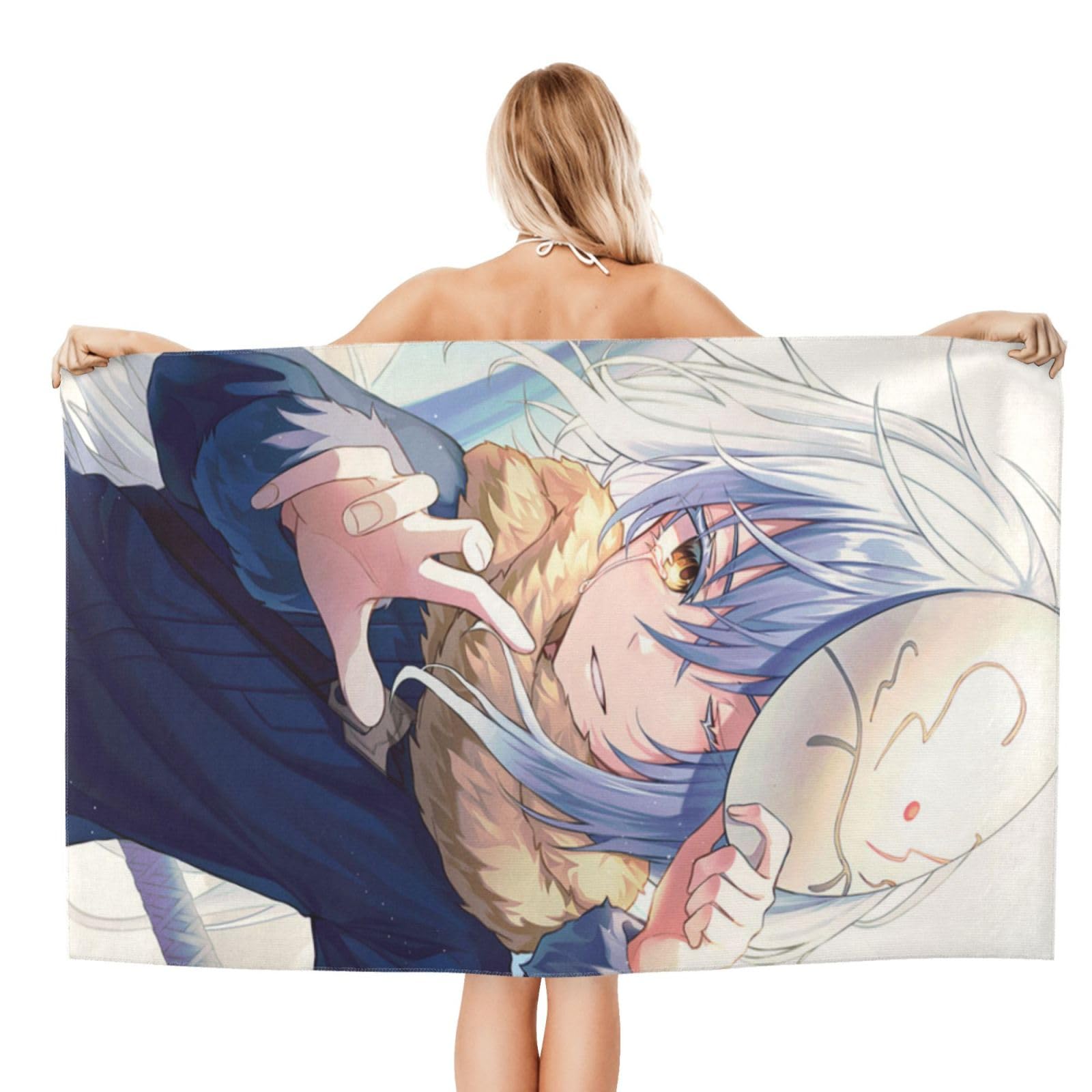 Amazon｜バスタオル 転生 リムル ふわふわ マイクロファイバー アニメ