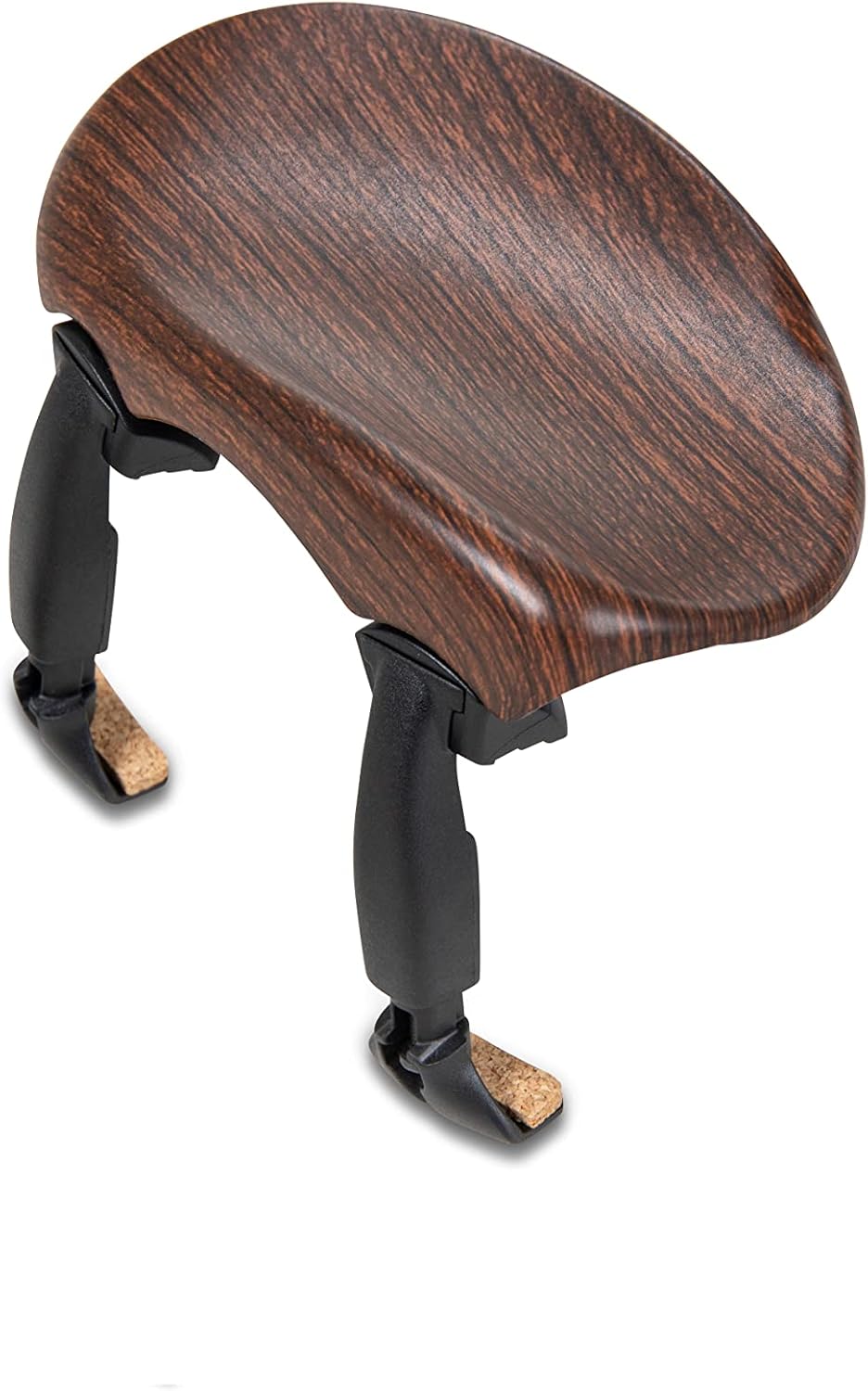 Wittner Augsburg Violin Chin Rest 3/4 Rosewood Colours Middle Chin Rest Made of High-Tech Plastic, Height and Tilt Selectable without Screwdriver