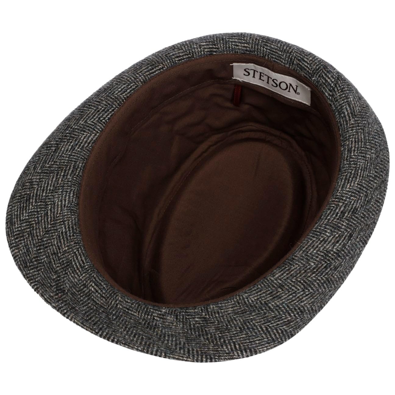 Stetson Teton Trilby Herringbone Wollhut Made in Italy Unisex Herbst Winter