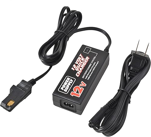 Cargador de batería rápido de 12 voltios para ruedas eléctricas, batería superior gris y naranja para Ford F150 RaptorDune Racepara Jeep Wrangler