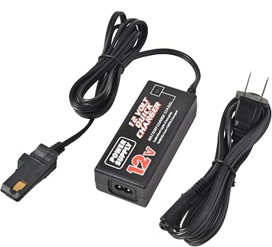 12 Volt Quick Battery Charger for Power Wheels Grey and Orange Top Battery for Ford F150 Raptor/Dune Race/for Jeep Wrangler SUV Children Ride on Car