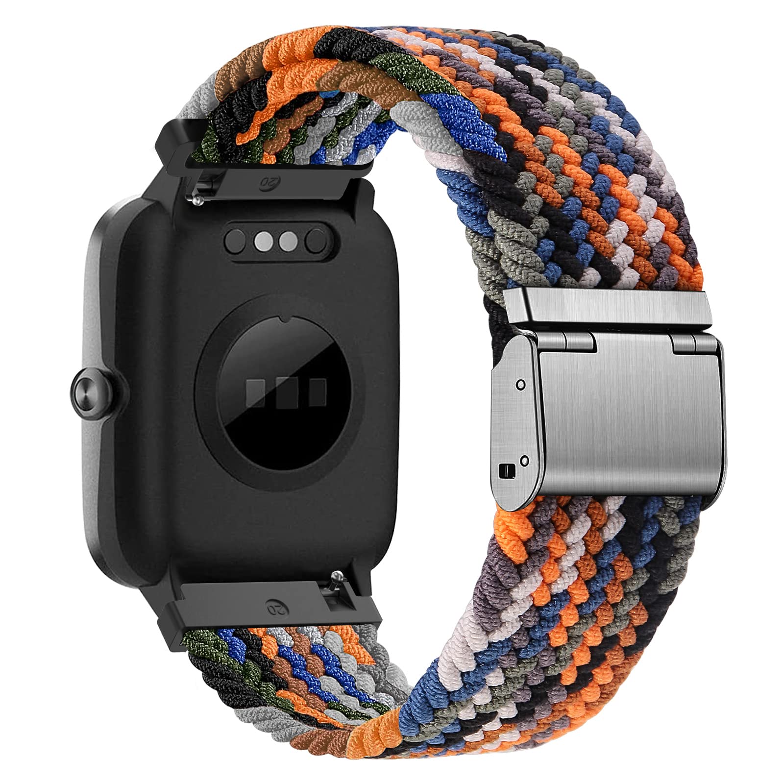 AK Nylon Armband Für Amazfit Smartwatches | 20 Mm, Magnetisch | Für GTS, GTR, Bip Modelle