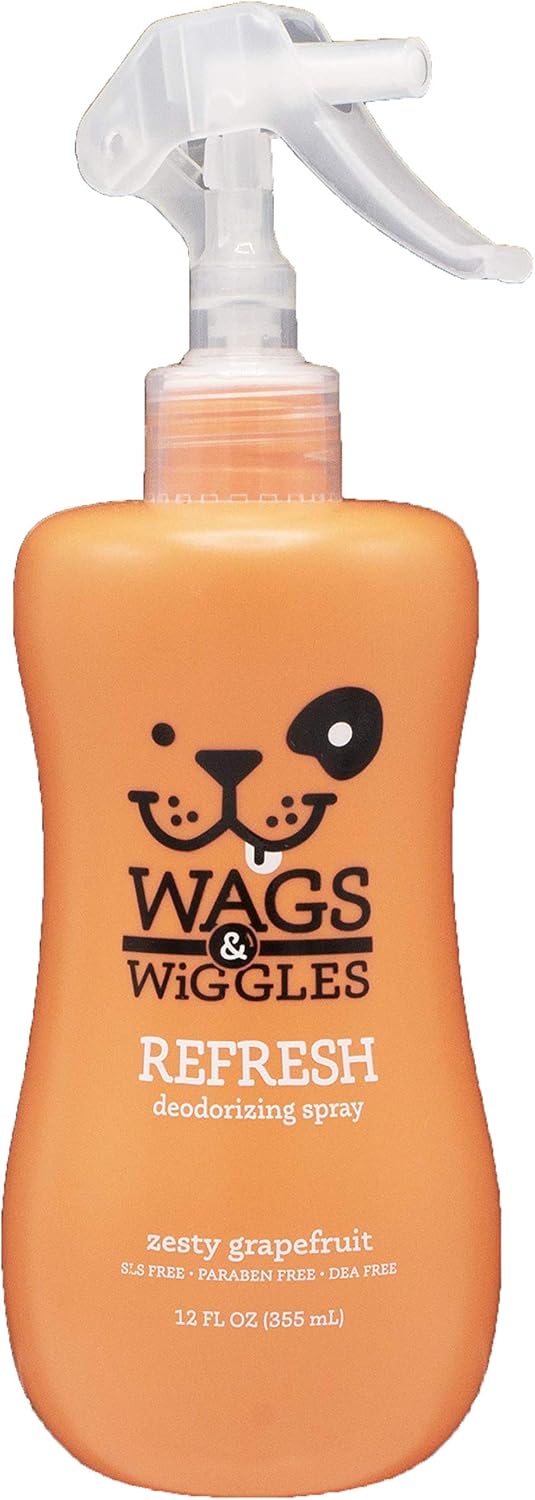 Wags & Wiggles Refresh Dog Deodorizing Spray in Zesty