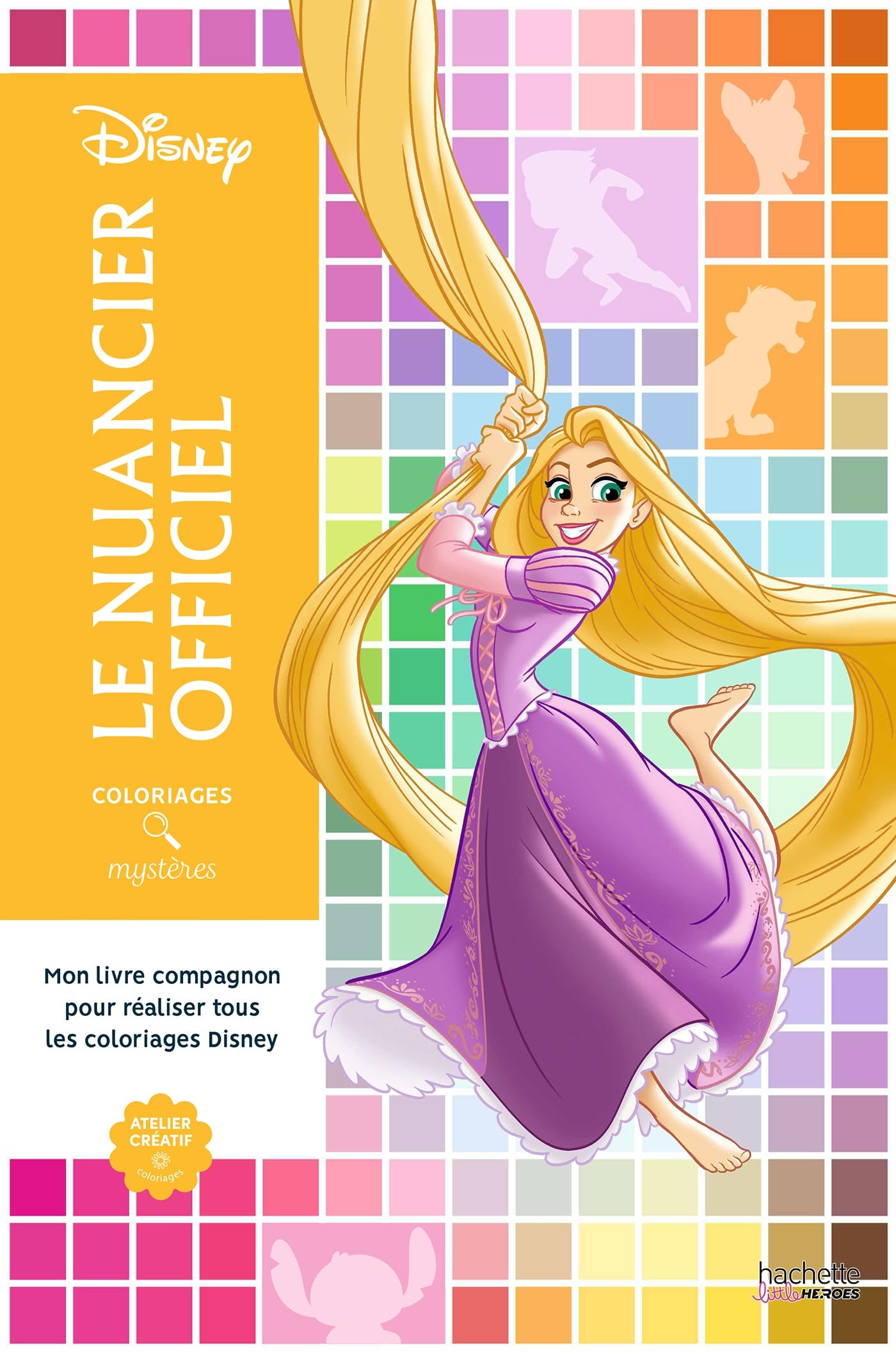 Coloriages mystères - Livre compagnon - Nuancier des personnages Disney: Mon livre compagnon pour réaliser tous les coloriages Disney