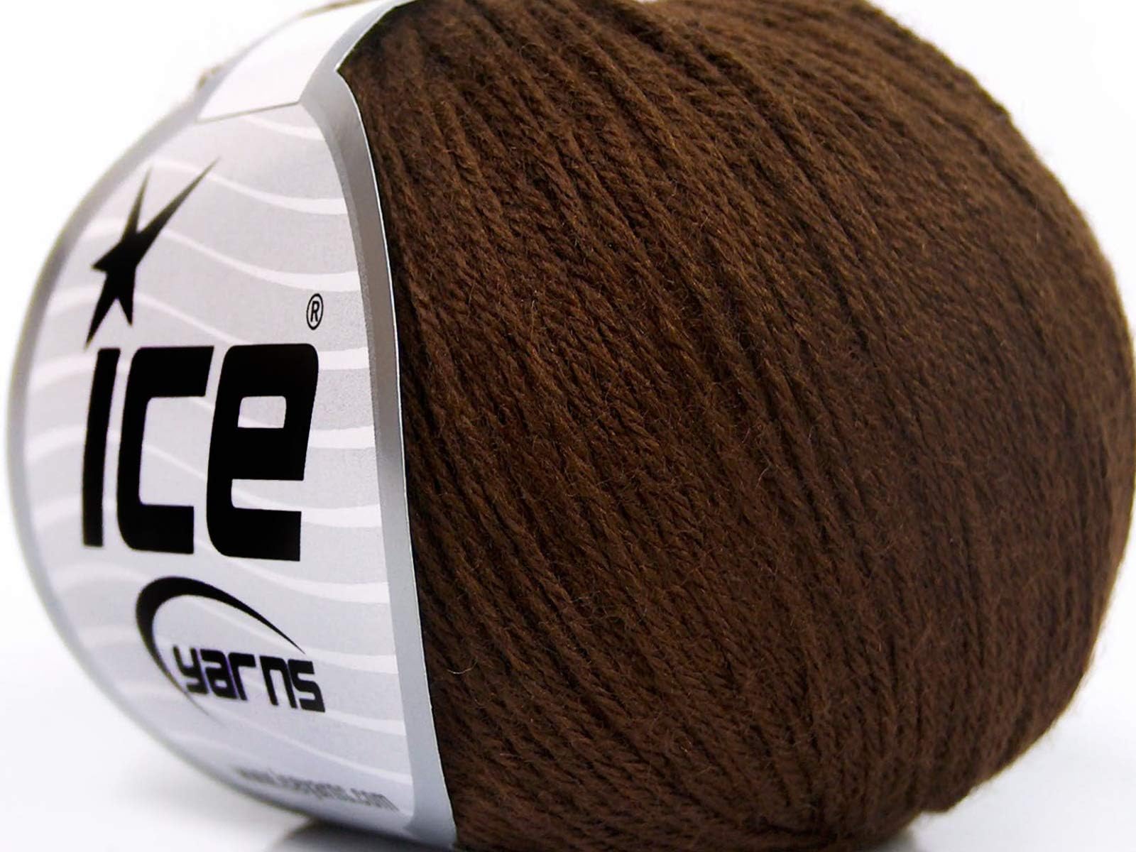 Lot of 8 Skeins Ice Yarns BABY MERINO SOFT (40% Merino Wool) Yarn Brown