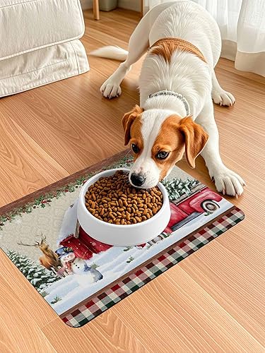 Miniatura 4 de Tapete de baño de Navidad para bañera, antideslizante, de secado rápido y absorbente, tierra de diatomeas, cocina, ducha, fregadero, lavable, muñeco