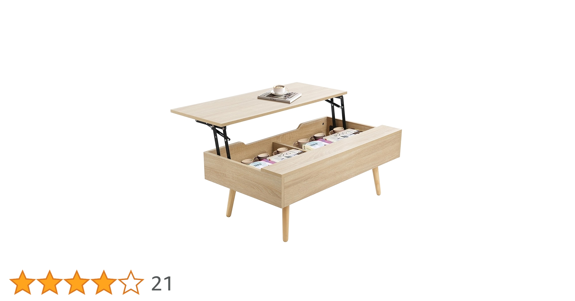 リビング テーブル 幅90cm 天板昇降 Amazon.co.jp: Yumcute ローテーブル 幅90cm 天板昇降式 木製