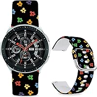 Vista 16 de Correas de reloj de dibujos animados compatibles con Samsung Galaxy Watch 1.811 in/Galaxy Watch 3 1.772 in/Samsung Gear S3 Frontier/Classic Strap