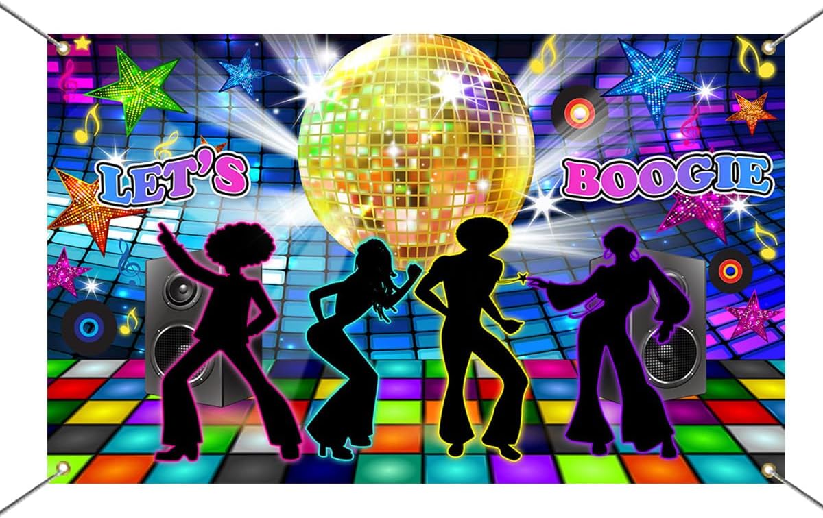 1970s party themed decorations