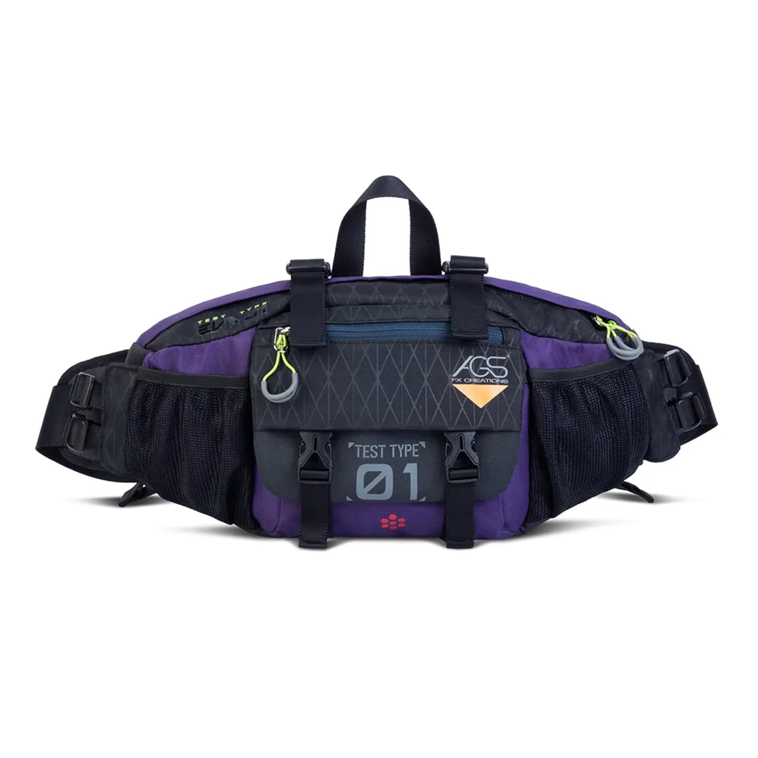 Neon Genesis Evangelion Large Fanny Pack Crossbody Bag for men by Fx Creations