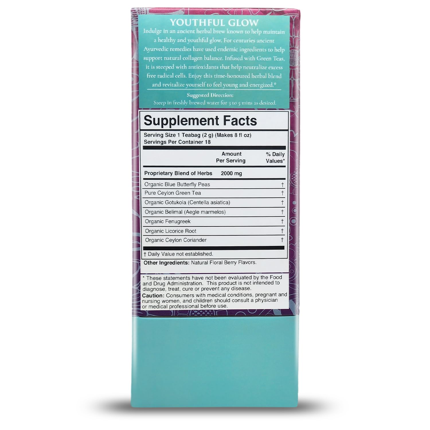 Stomach Ease & Youthful Glow Tea Bundle for Digestion,Skin & Hair Wellness image 2