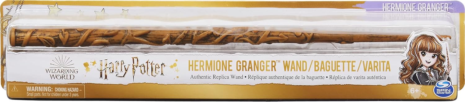 Official Wizarding World 12-inch Hermione Granger Wand with Authentic Details Kids Harry Potter Dress Up Toys for Pretend Play for Girls and Boys Ages 6 and up - Image 3