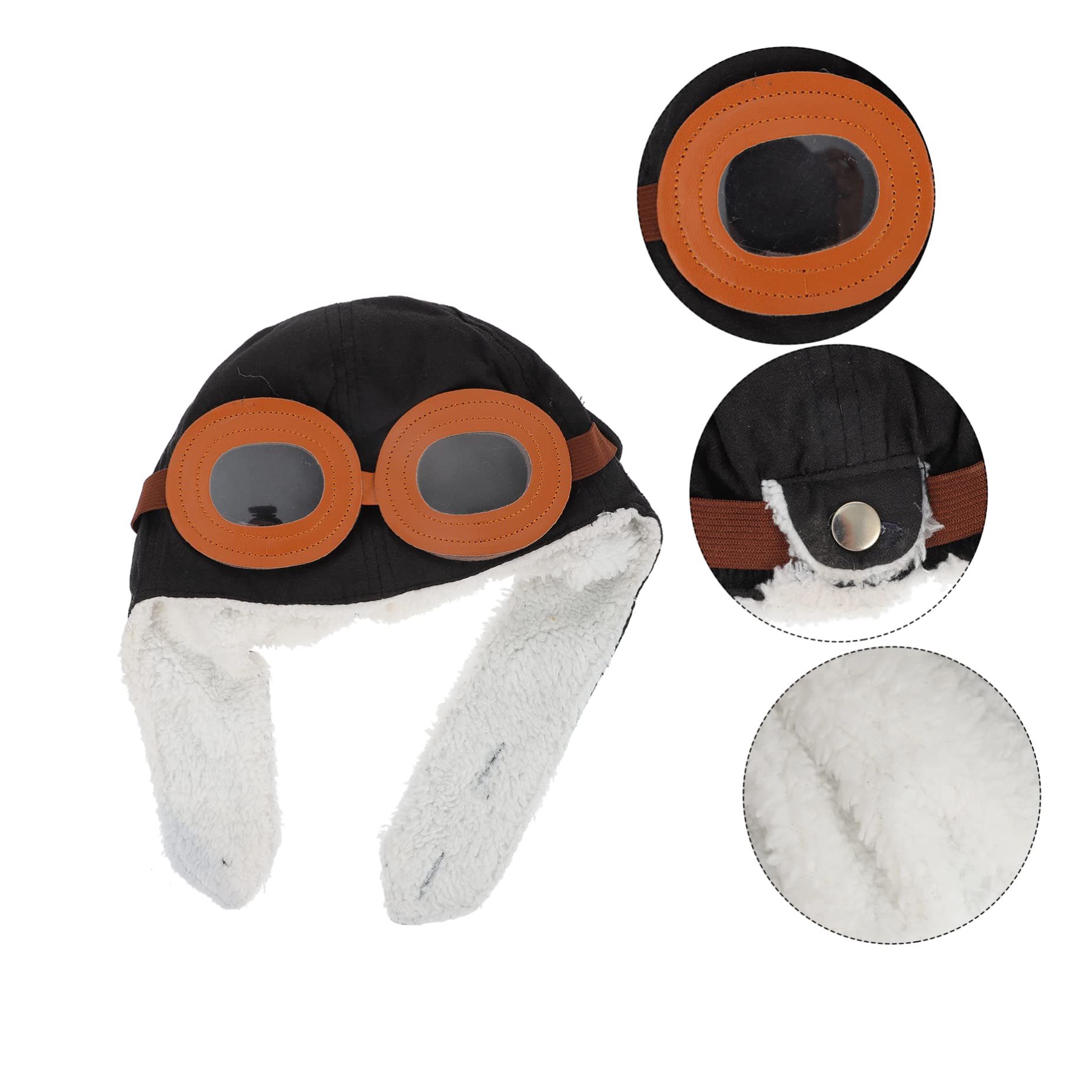 GALPADA 2 Uds Disfraz De Piloto De Para Niños De Dibujos Animados Orejas De Invierno Para Niños Gorras Para Sombreros De Protección De Diseño Sombrero De Pilotos