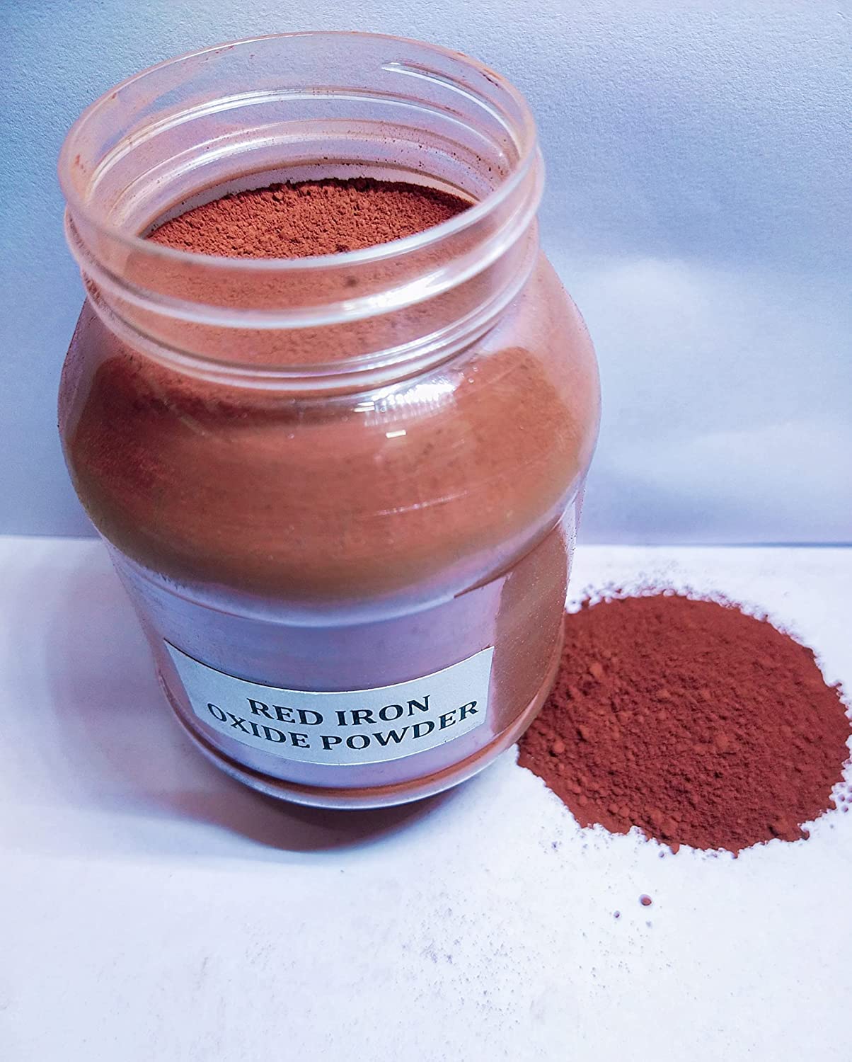 Iron Oxide Pigment Powder for Coating, Coloring Floor, Coloring Cement Blocks, Construction, Plastic, Vinyl, Leather (Red, 150 Gm)