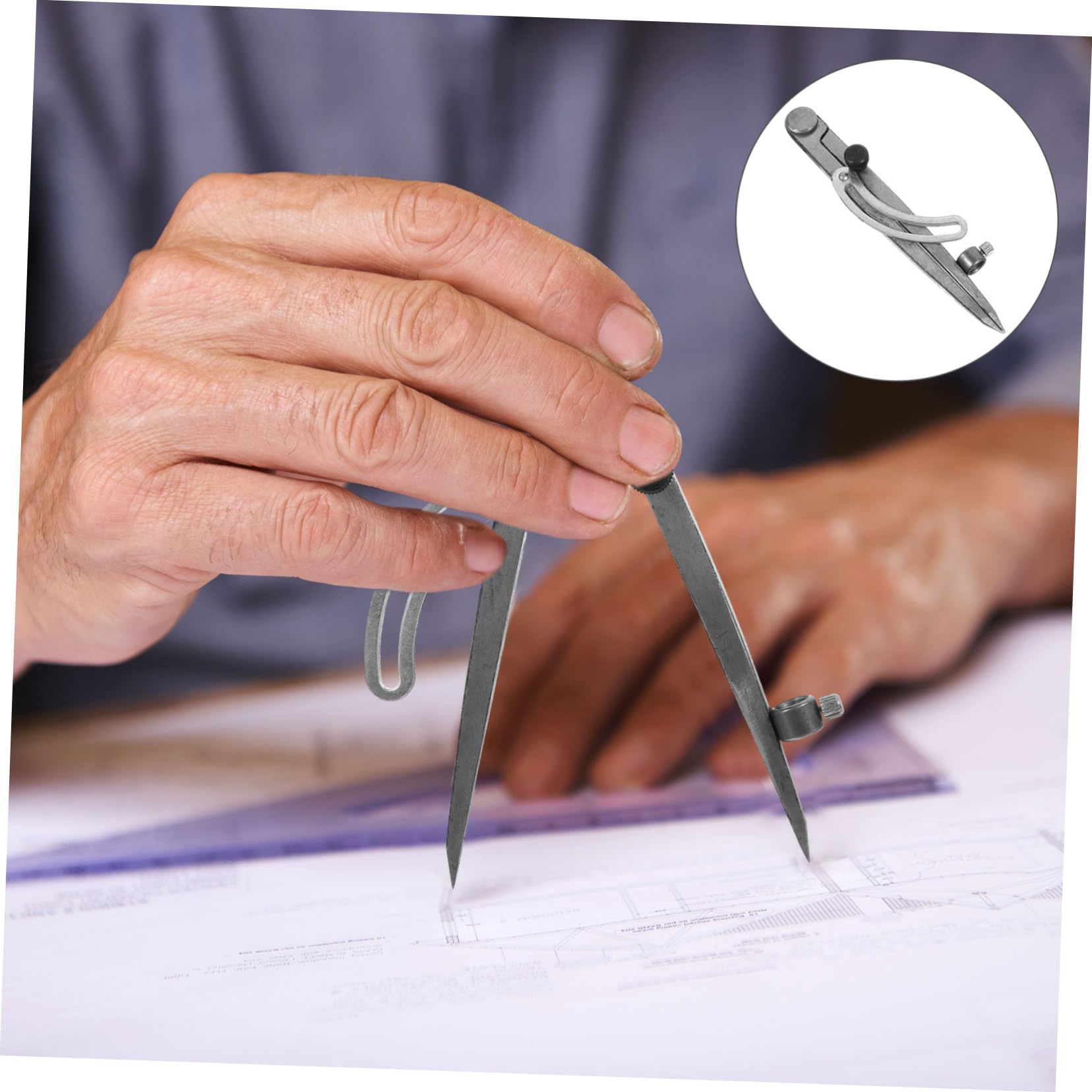 5pièces Compas à Marquer Professionnel Avec Ailes Outil De Traçage Précis Pour Atelier De Maroquinerie Et Bricolage