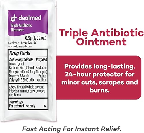 Miniatura 3 de Dealmed First Aid Burn Gel - Fabricado en los Estados Unidos, 144 por caja, gel de primeros auxilios para alivio temporal de quemaduras menores,