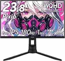Pixio ゲーミングモニター 24インチ WQHD 180hz PX243 | 23.8インチ 165Hz FHD VAゲーミングモニター | Pixio